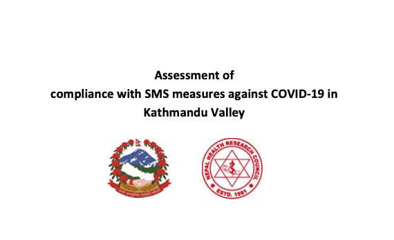 Assessment of compliance with SMS measures against COVID-19 in Kathmandu Valley
