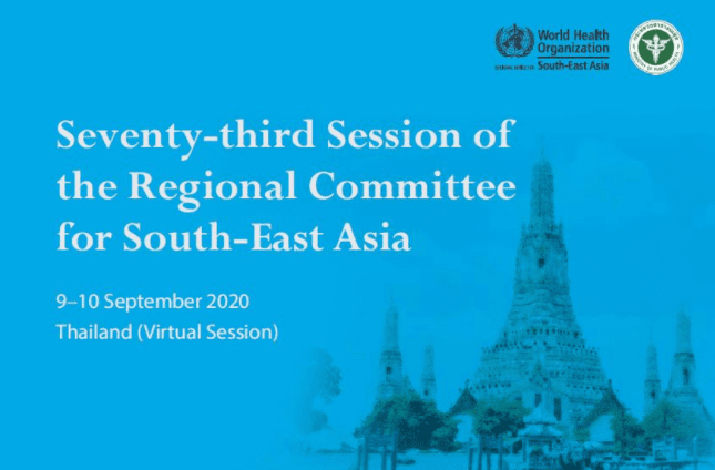 Health leaders call for greater investments in health; continued efforts and solidarity to combat pandemic in WHO South-East Asia Region