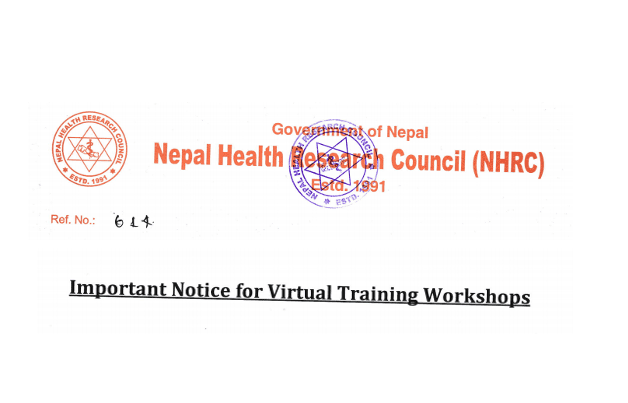 Call for Application! NHRC's Virtual Training Workshops