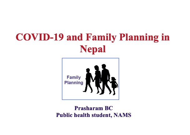 COVID-19 and Family Planning in Nepal