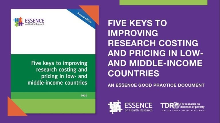 Five keys to improving research costing and pricing in low- and middle-income countries