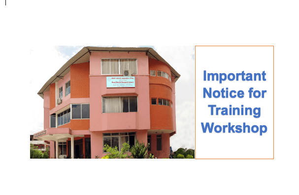 Registration for Virtual Training Workshop: Research Methodology on Medical Entomology