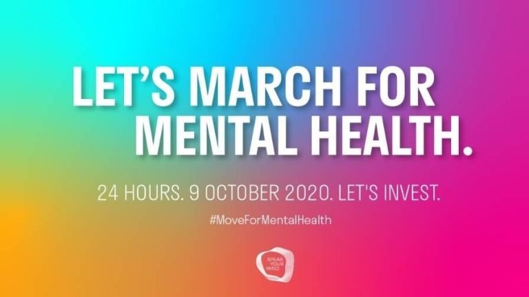 World’s first virtual March for Mental Health #MoveforMentalHealth challenge