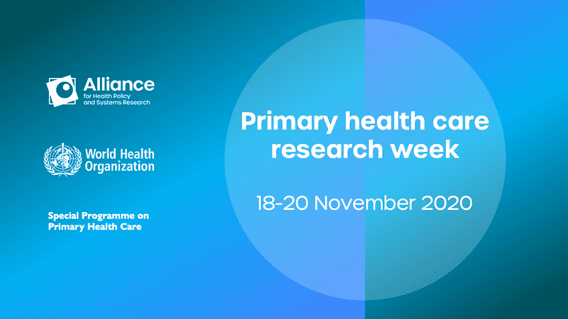 Primary Health Care (PHC) Research Week