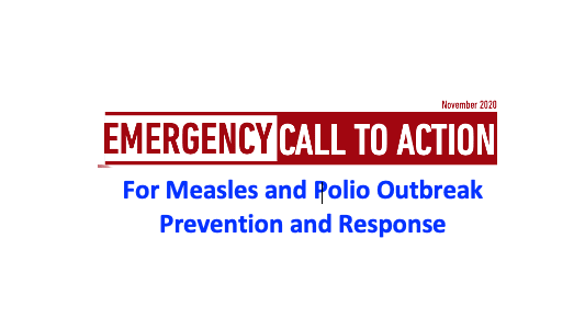 Emergency Call to Action for Measles and Polio Outbreak Prevention and Response