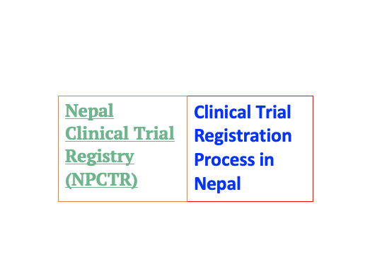 Clinical Trial Registration Process in Nepal