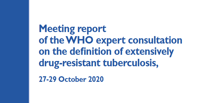 WHO announces updated definitions of extensively drug-resistant tuberculosis