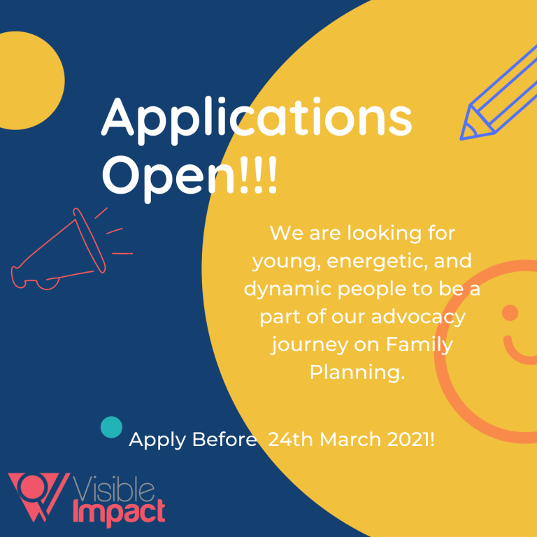 Call for Application for "Family Planning Champion"
