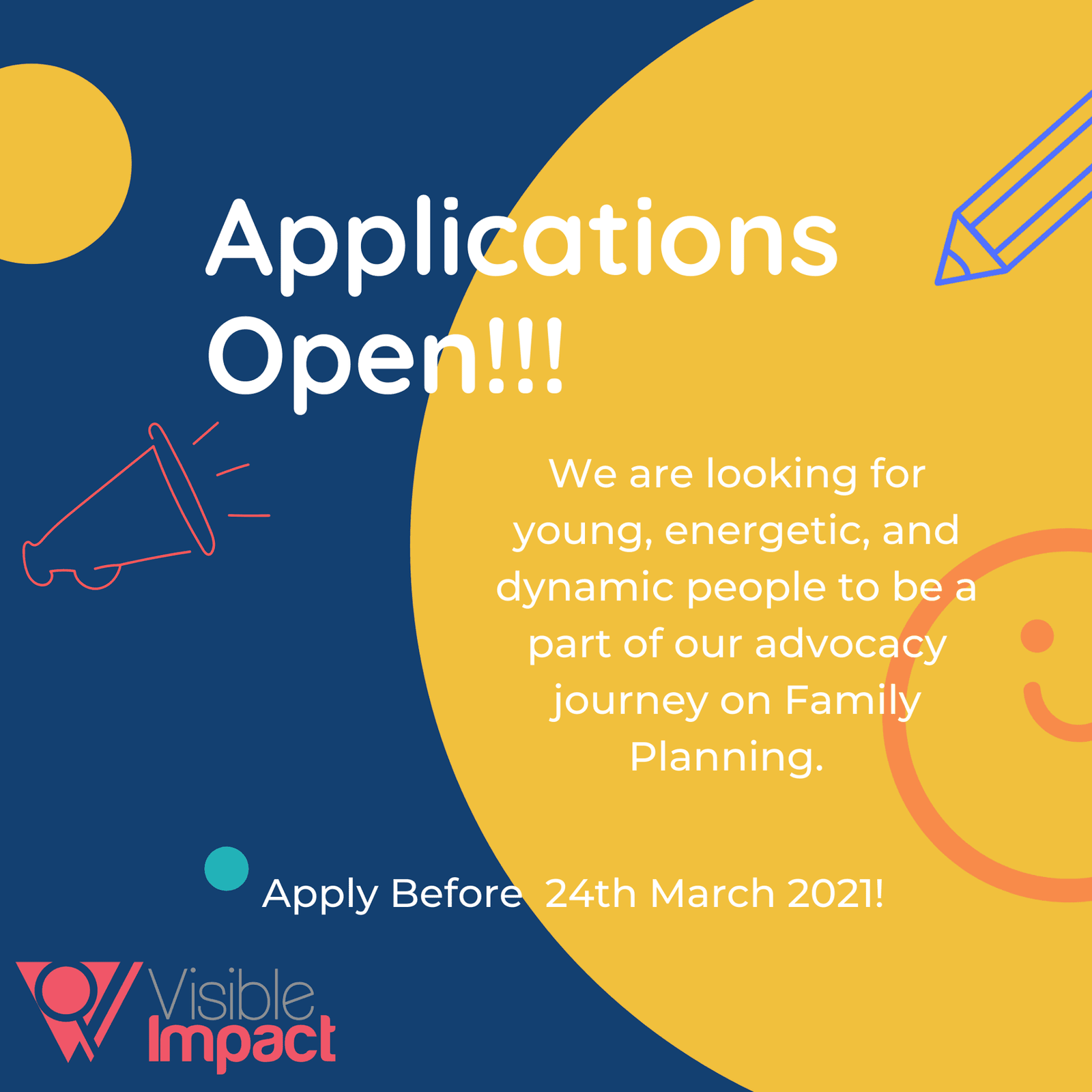 Call for Application for “Family Planning Champion”