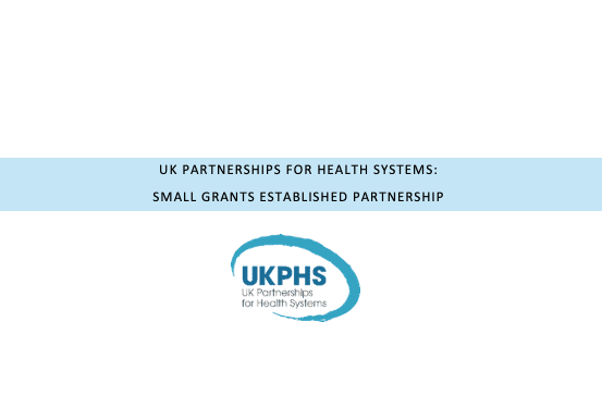 Call for Application: UKPHS Small Grants – Wave 1