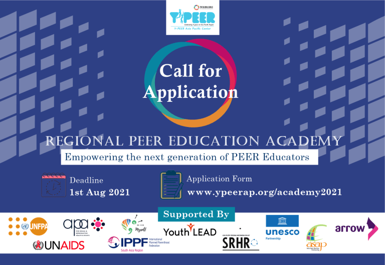 Call for Application: Regional Peer Education Academy