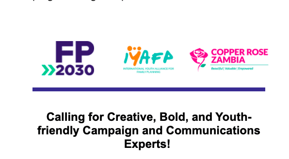 Calling for Creative, Bold, and Youth-friendly Campaign and Communications Experts!