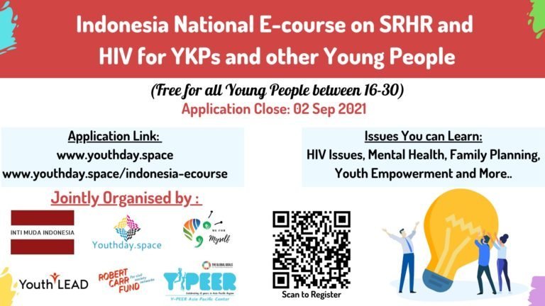 Call for Application: National E-Course on SRHR for Young Key Population, Indonesia