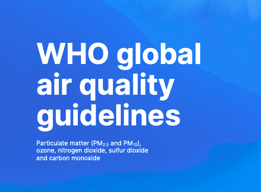 WHO Global Air Quality Guidelines: Particulate matter (‎PM2.5 and PM10)‎, ozone, nitrogen dioxide, sulfur dioxide and carbon monoxide