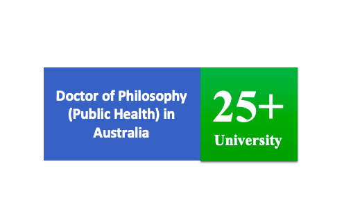 Doctor of Philosophy (Public Health) in Australia