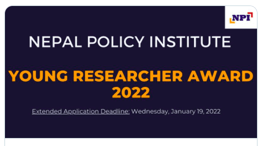 Nepal Policy Institute (NPI)Young Researcher Award 2022