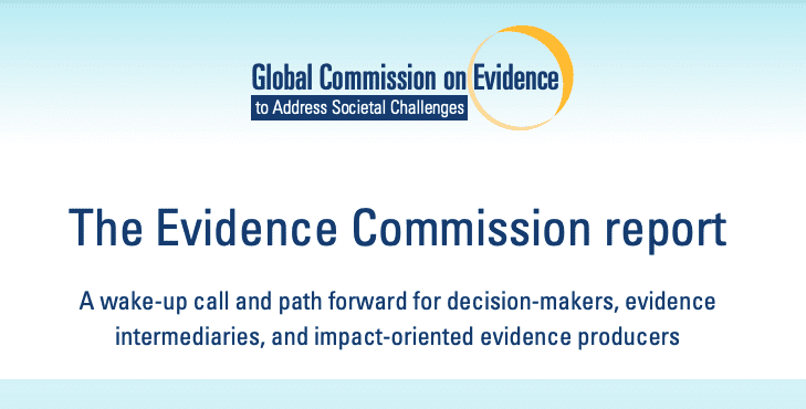 The Global Commission on Evidence Report