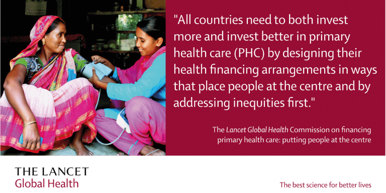 ‘Put people first’ – Lancet Global Health Commission sets out a new vision for investing more and better in primary health care