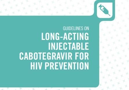 WHO recommends long-acting cabotegravir for HIV prevention