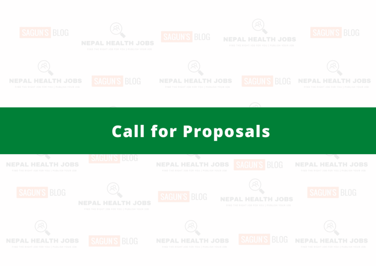 Call for Proposals