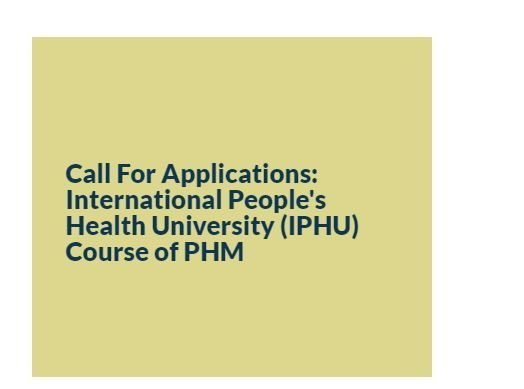 Action for Equitable Health Systems- Advancing universal comprehensive primary health care in pandemic times