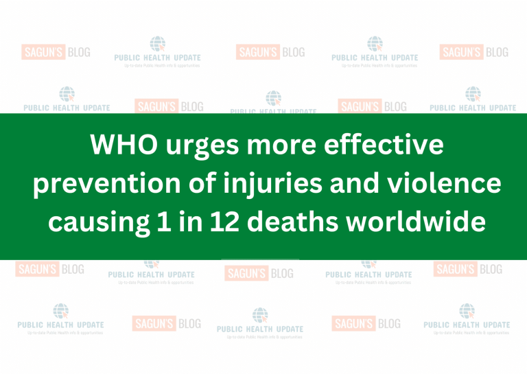 WHO urges more effective prevention of injuries and violence causing 1 in 12 deaths worldwide 29 November 2022 News release Geneva, Switzerland Reading time: 1 min (381 words) Injuries and violence take the lives of some 12 000 people around the world each day. As reflected in a new World Health Organization report, Preventing injuries and violence: an overview, 3 of the top 5 causes of death among people aged 5–29 years are injury related, namely road traffic injuries, homicide and suicide. In addition to those, injury related killers are drowning, falls, burns and poisoning, among others. Of the 4.4 million annual injury related deaths, roughly 1 in 3 of these deaths result from road traffic crashes, 1 in 6 from suicide, 1 in 9 from homicide and 1 in 61 from war and conflict. “People living in poverty are significantly more likely to suffer an injury than the wealthy,” said Dr Tedros Adhanom Ghebreyesus, WHO Director-General. “The health sector has a major role in addressing these health inequities and in preventing injuries and violence, through collecting data, developing policies, providing services and programming for prevention and care, building capacities, and advocating for greater attention to underserved communities.” Many effective and low-cost interventions are available. For example, in Spain, setting the default speed limit for cities at 30 kilometres per hour is improving road safety; in Viet Nam, providing swimming training is preventing drowning; and in the Philippines, legislation to raise the age of sexual consent from 12 years to 16, in a bid to protect minors from sexual violence, is bringing positive change. However, in most countries, political will and investment are lacking as measures are not in place in sufficient levels. “Accelerated action is needed to avoid this unnecessary suffering of millions of families every year,” notes Dr Etienne Krug, Director of the Department for the Social Determinants of Health, WHO. “We know what needs to be done, and these effective measures must be brought to scale across countries and communities to save lives.” The WHO report is being released during the 14th World Conference on Injury Prevention and Safety Promotion, currently taking place in Adelaide, Australia. This event provides an opportunity for the world’s leading injury and violence prevention researchers and practitioners to continue to advocate for evidence-based measures to prevent injuries and violence. This report also highlighted the prevention measures and available WHO technical guidance that can support decisions for scaling up prevention efforts.