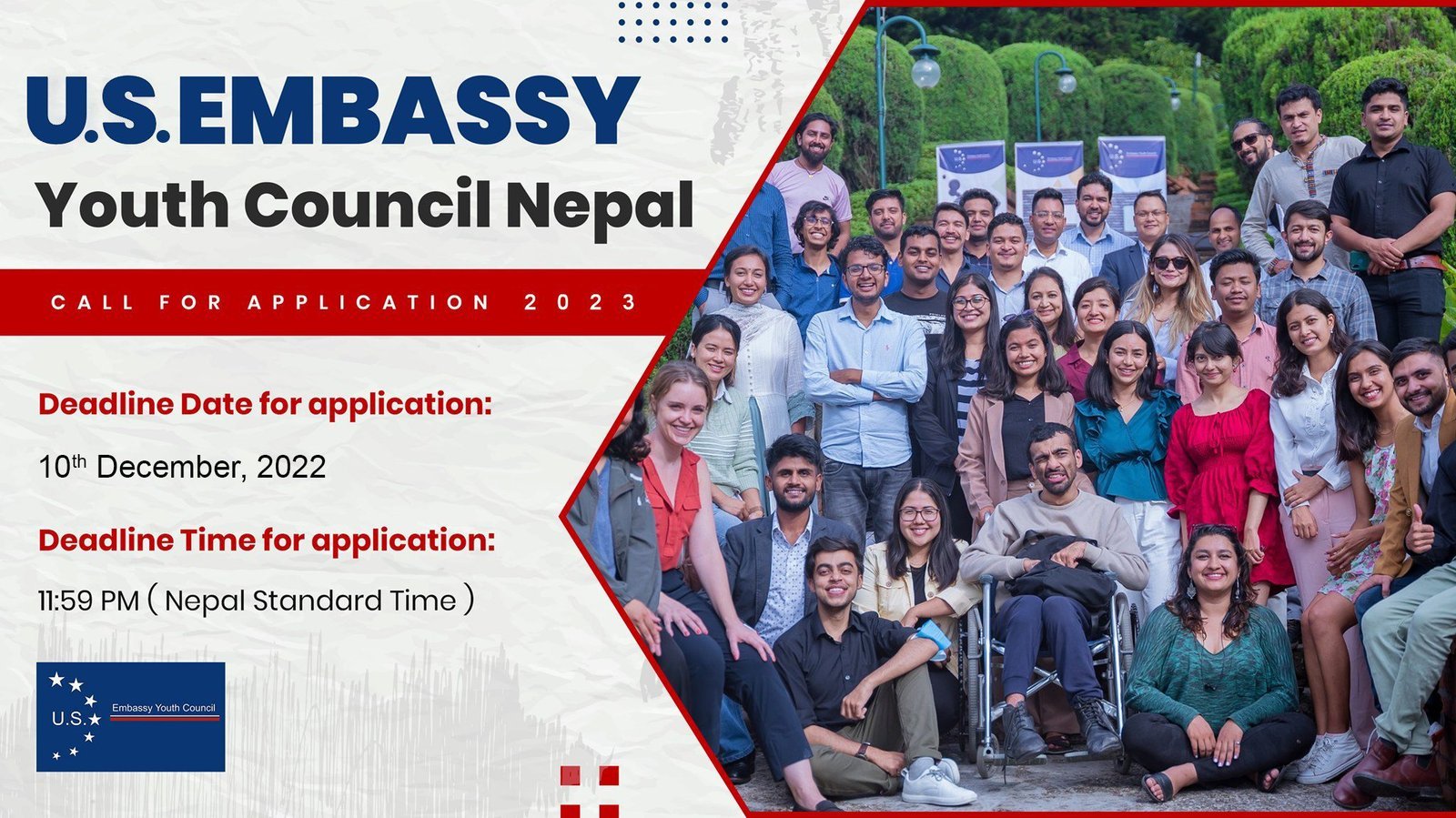 Application Open! United States Embassy Youth Council Nepal 2023