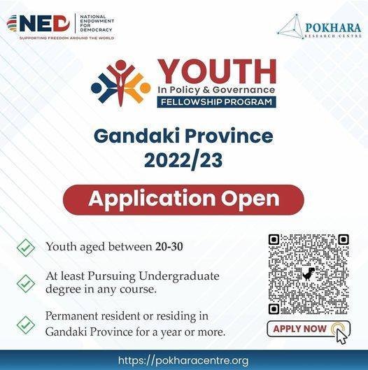 Youth in Policy and Governance(YPG) Fellowship Program Gandaki, 2022/23