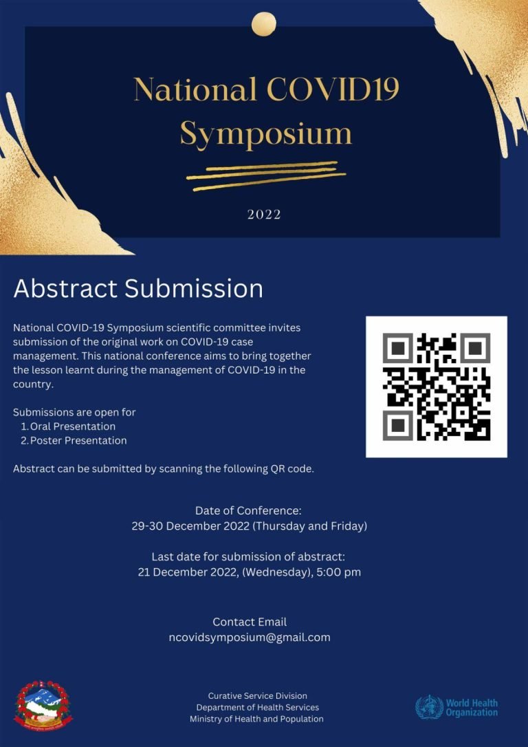 Call for Abstracts! National COVID-19 Symposium