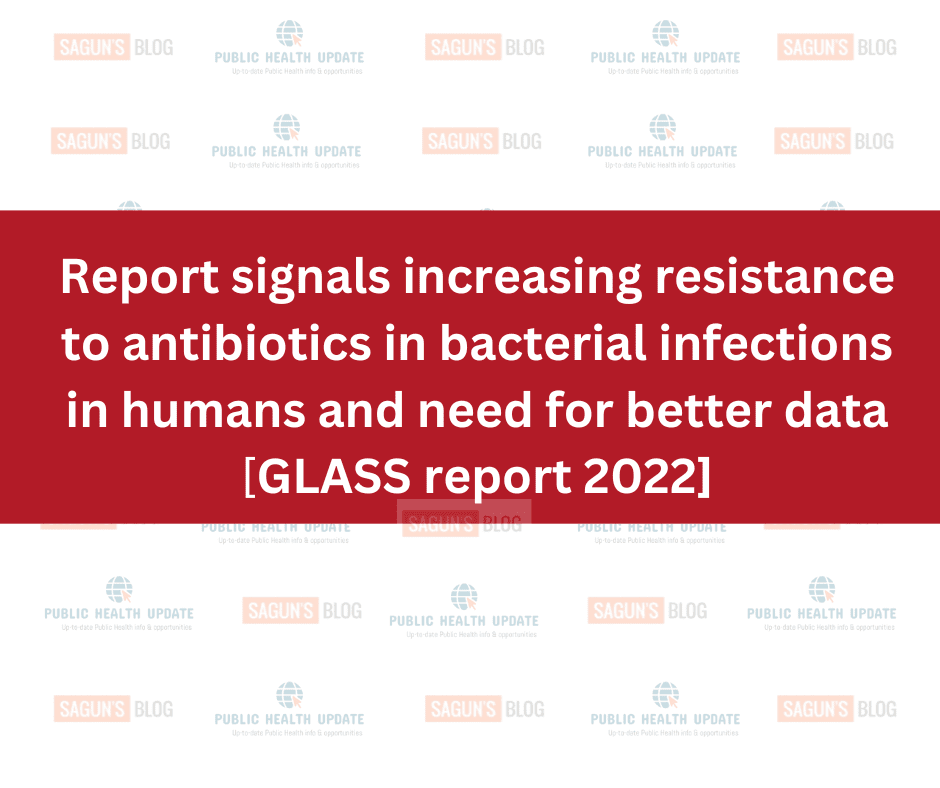 Global antimicrobial resistance and use surveillance system (‎GLASS)‎ report: 2022