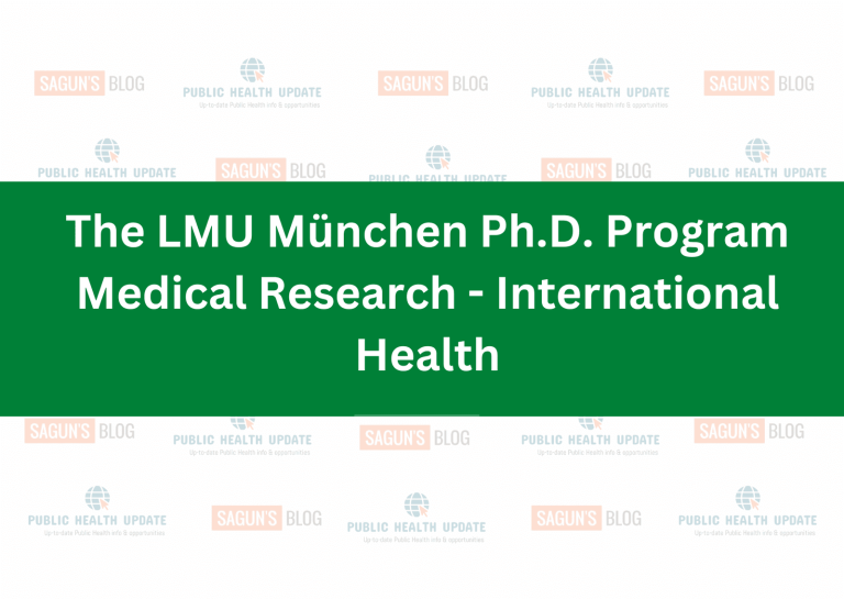 Ph.D. Medical Research - International Health