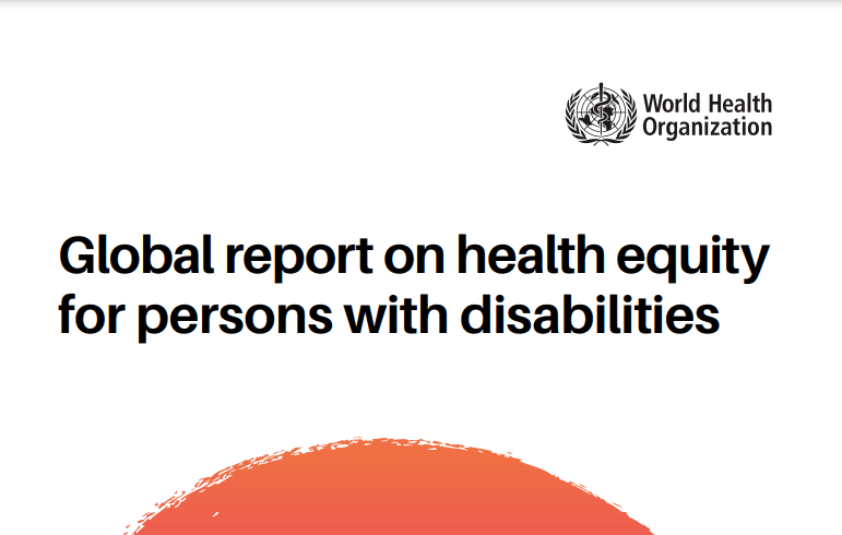 Health inequities lead to early death in many persons with disabilities