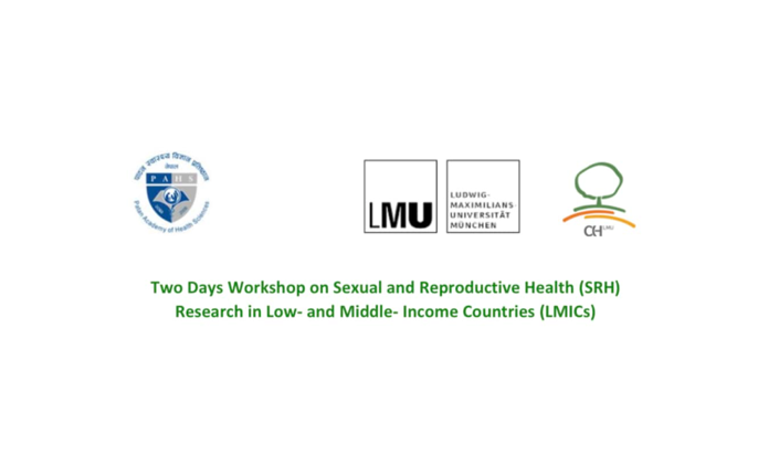 Call for Participants- Workshop on SRH Research in LMICs