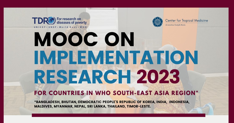 Massive open online course on implementation research for countries in WHO South-East Asia Region