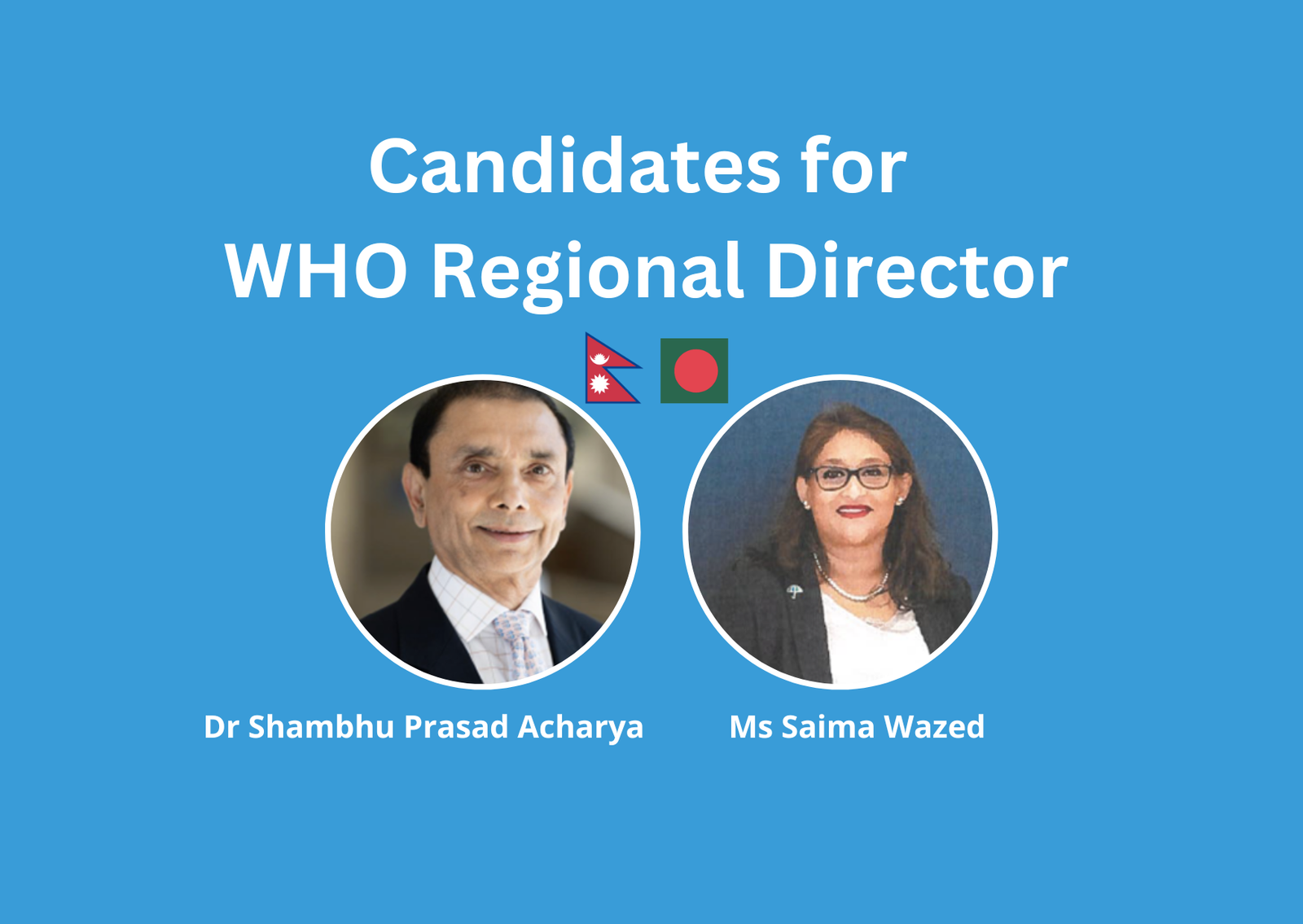 List of Candidates for WHO SEARO Regional Director