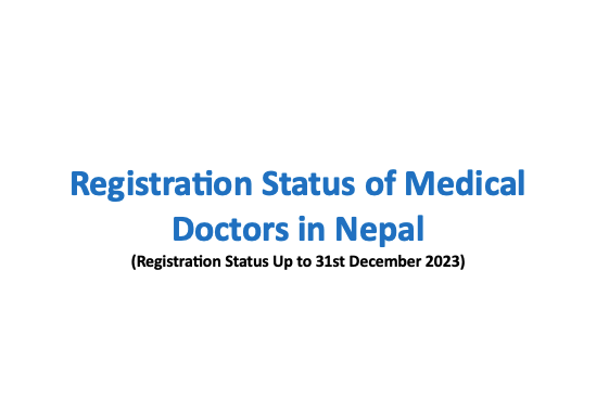 Registration Status of Medical Doctors in Nepal