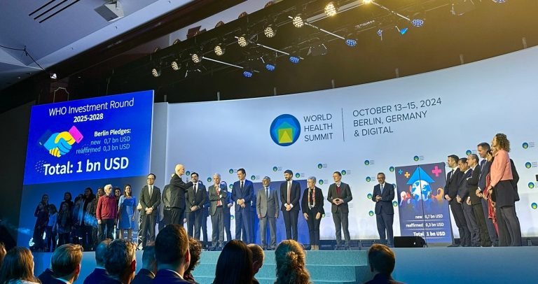US$ 1 billion in new and reaffirmed funding commitments announced for WHO’s ongoing Investment Round