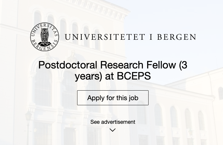 Call for Applications! BCEPS Postdoctoral Research Fellowship