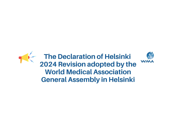 Declaration of Helsinki – Ethical Principles for Medical Research Involving Human Participants