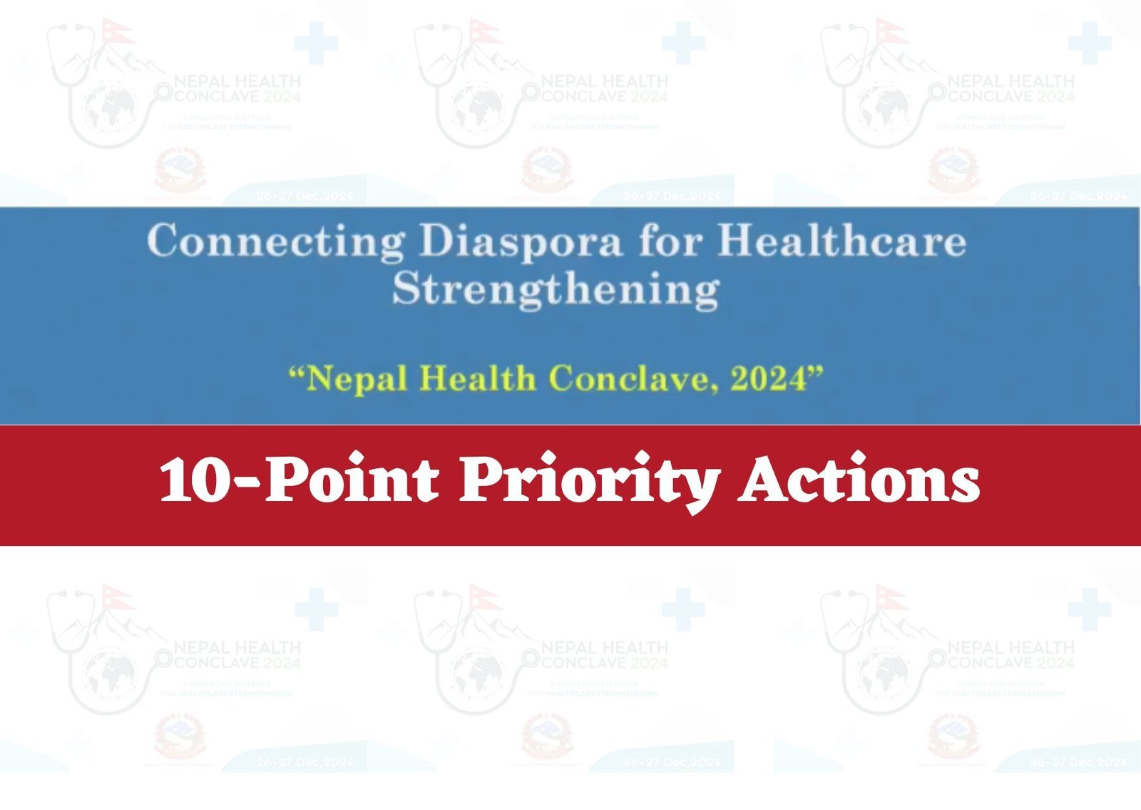 Ten-Point Priority Actions of the Nepal Health Conclave 2024