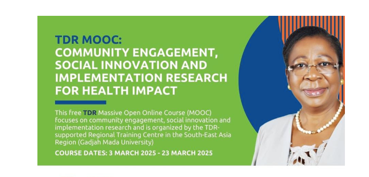 TDR MOOC on Community Engagement, Social Innovation and Implementation Research for Health Impact