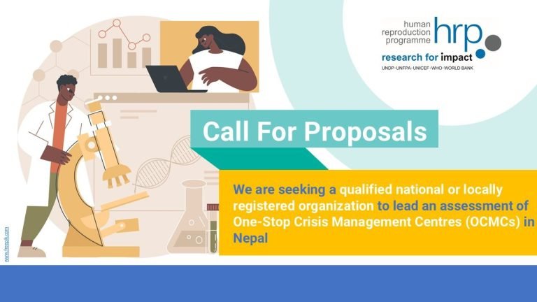 Call for Proposals: Assessment of OCMCs in Nepal