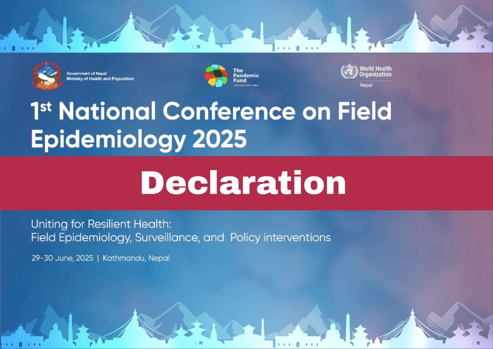 National Field Epidemiology Conference Declaration 2025