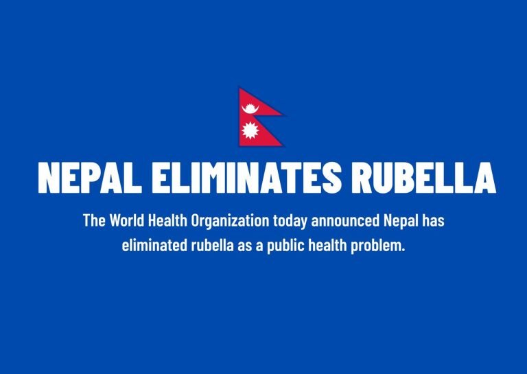 Nepal eliminates rubella