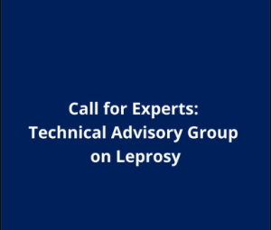 Call for Experts! Technical Advisory Group on Leprosy