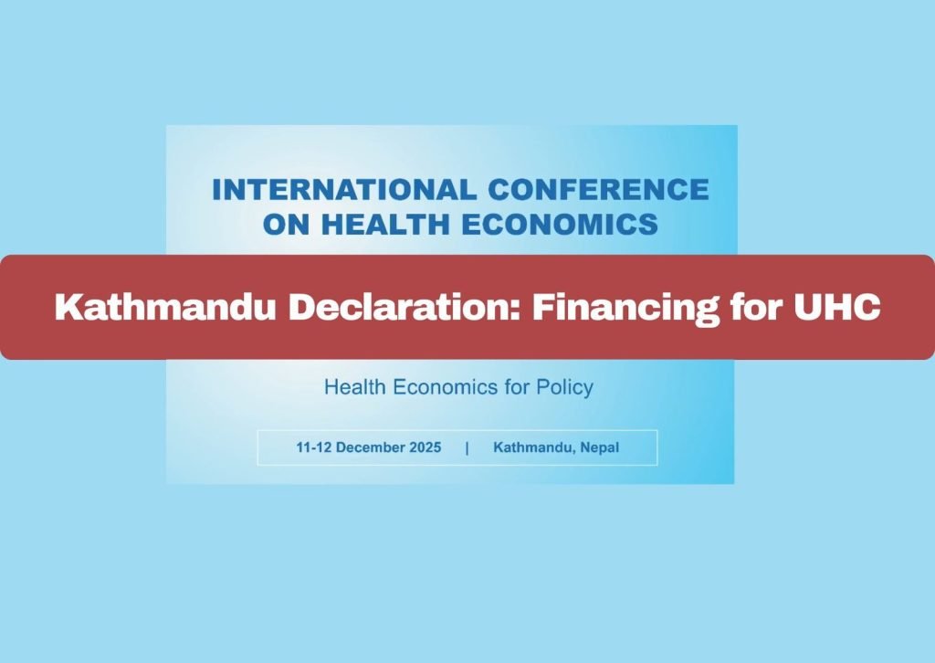 Kathmandu Declaration: Financing for Universal Health Coverage