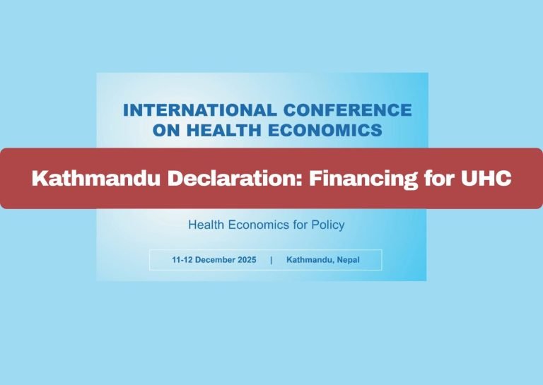 Kathmandu Declaration: Financing for Universal Health Coverage