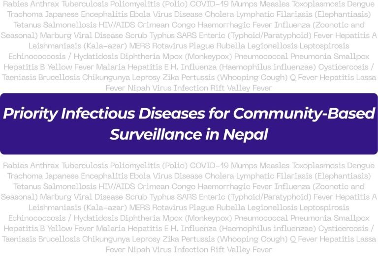 Priority Infectious Diseases for Community-Based Surveillance in Nepal