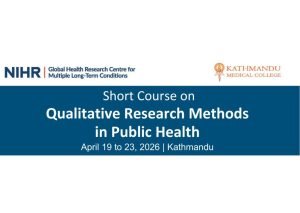 Call for applications! Short Course on Qualitative Research Methods in Public Health, 2026