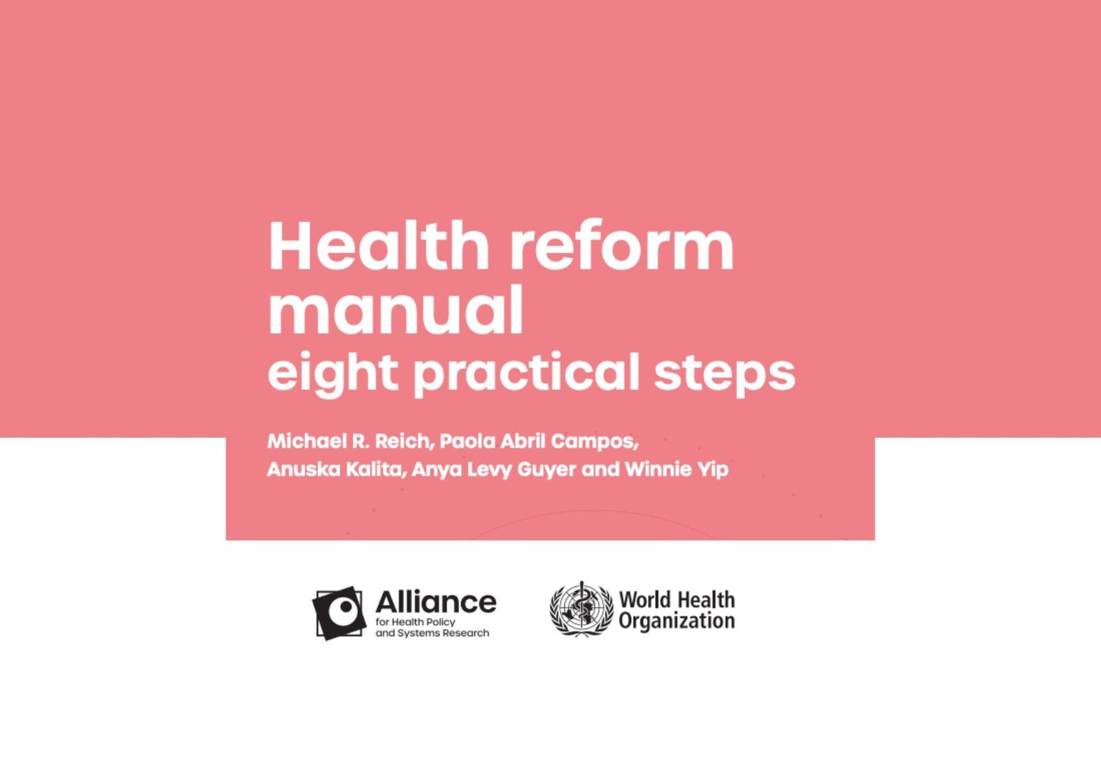 Health Reform Manual: Eight Practical Steps